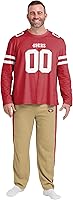 Vista 9 de FOCO NFL mens Nfl Team Logo Gameday Ready Jersey Pajama Set