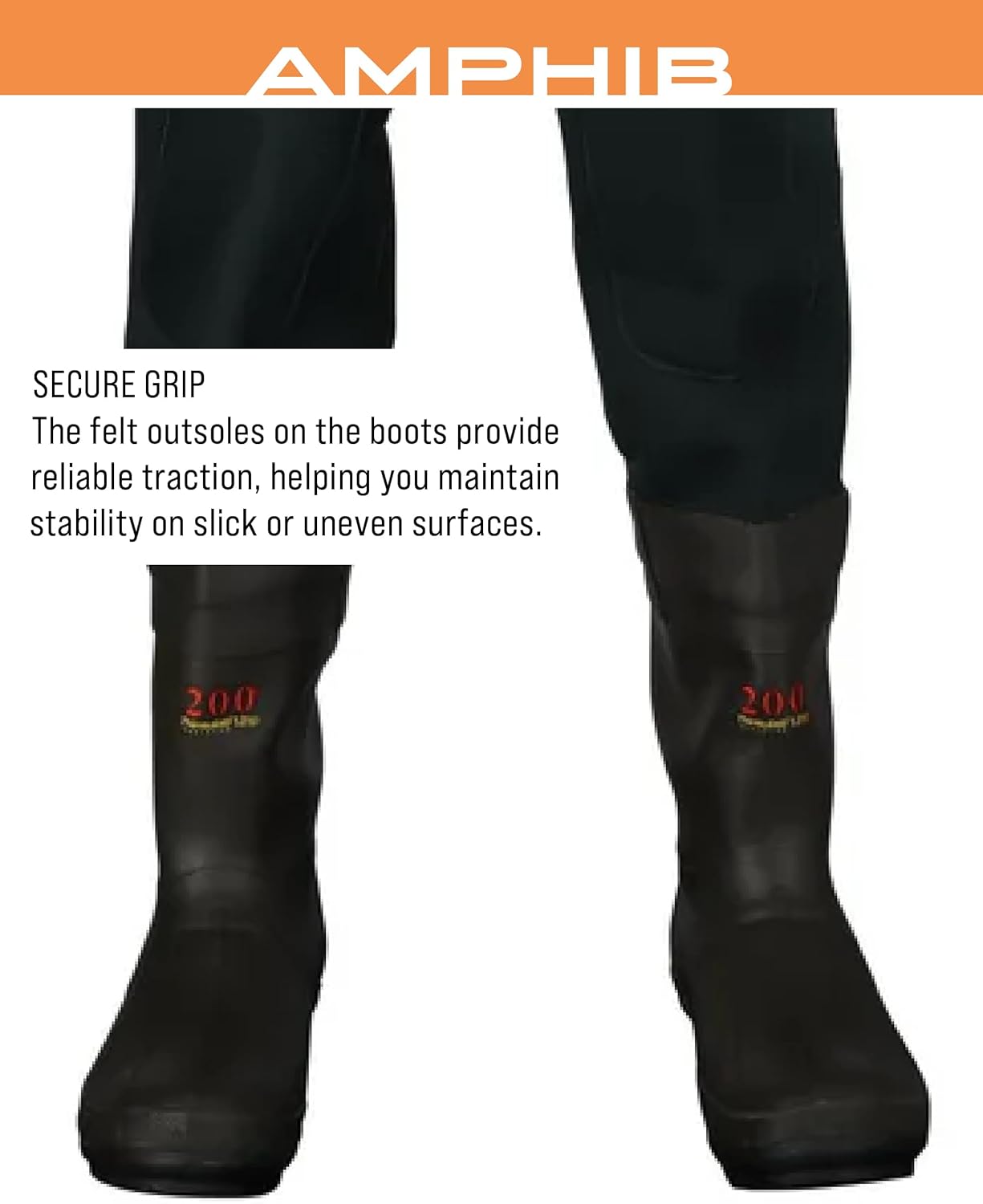 FROGG TOGGS Men's Amphib Neoprene Waterproof Fishing Bootfoot Chest Wader for Fishing, Cleated, 12