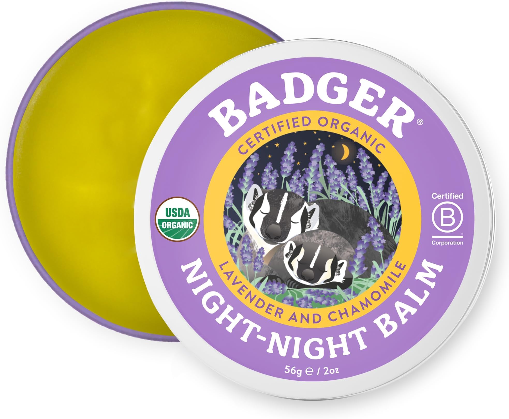 Badger Night-Night Balm 2oz tin 2 oz (56 g)