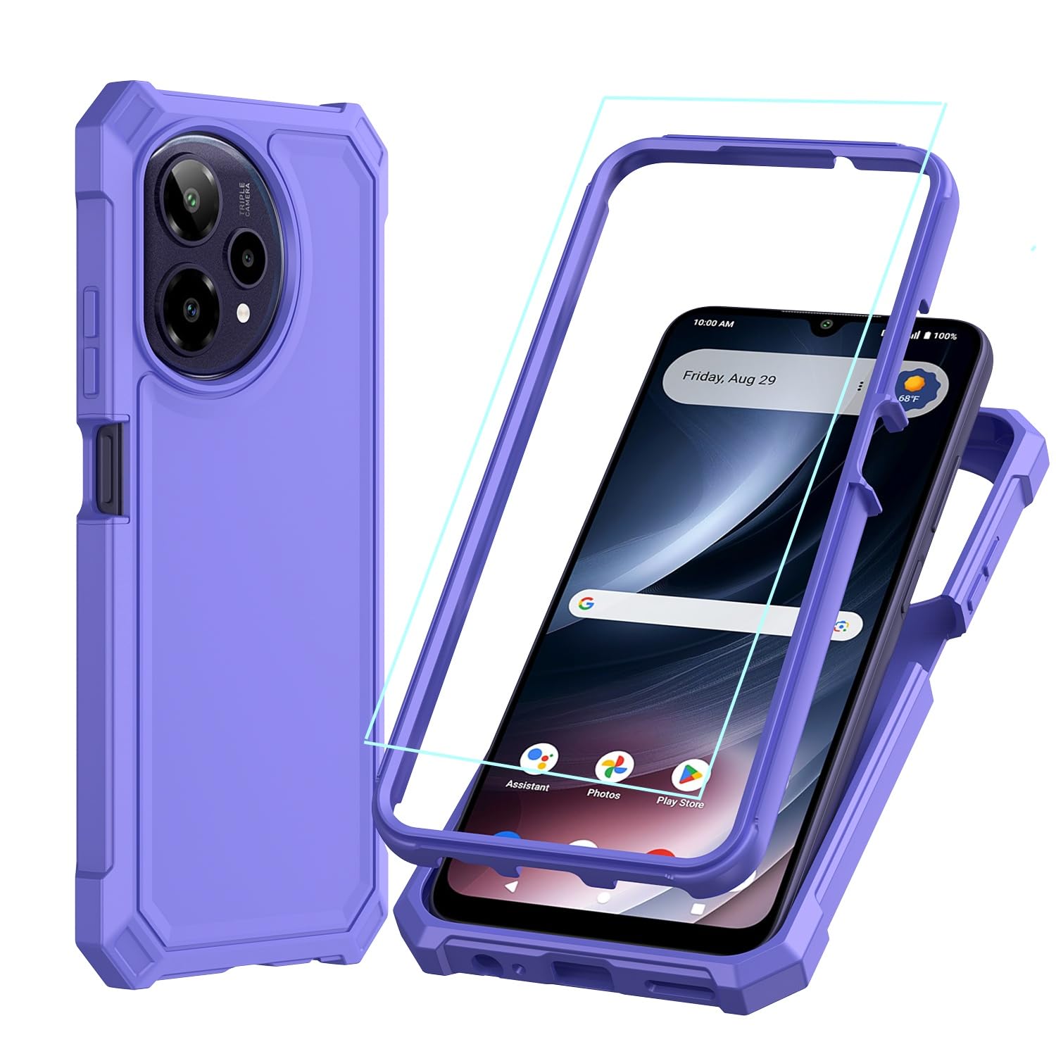 Funda At&t Motivate Pro 2 5G antigolpes militar con pantalla 8