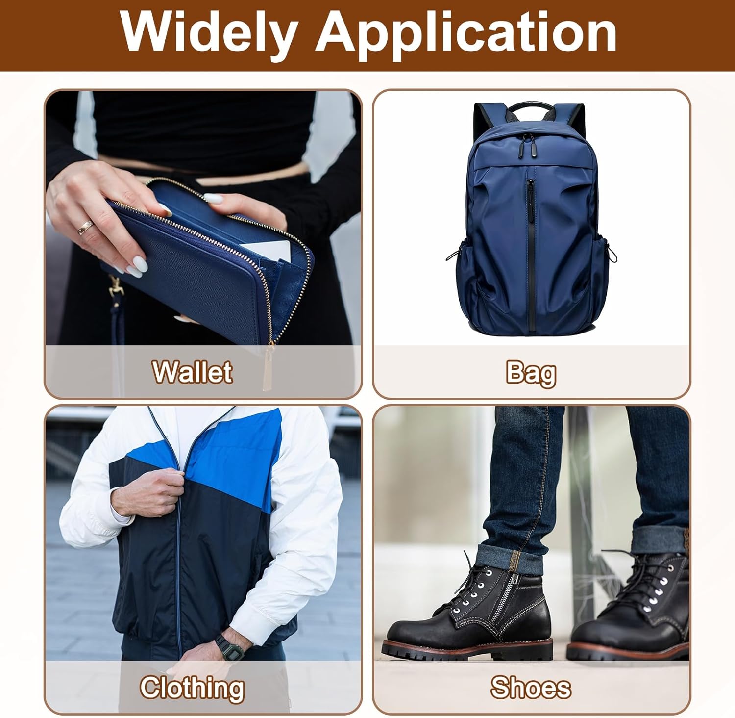 HARFINGTON #5 ナイロンコイルジッパー 10ヤード 1.2インチ ソーイングジッパーテープロール 交換用ジッパースライダ