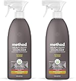Method Heavy Duty Degreaser, Lemongrass Scent, Oven Cleaner & Stove Top Cleaner, 28 Oz Spray Bottle,(Packaging may vary) (Pack of 2)