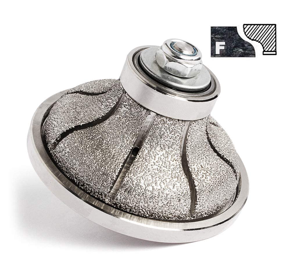 Diamond Profile Grinding Wheel F Shape for Concrete Granite Marble Countertop Edge