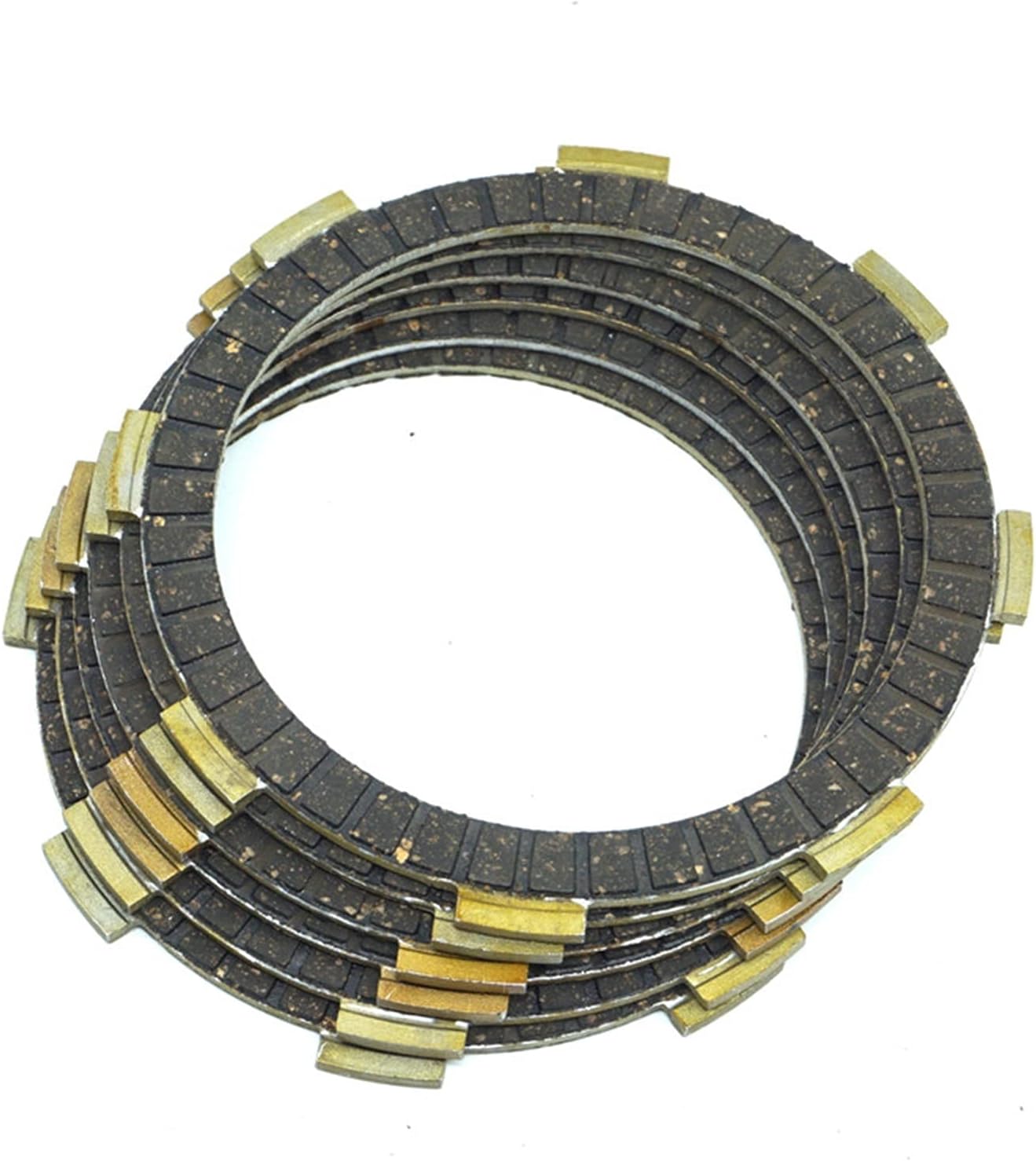 HZLXF1For Honda Rebel CMX250C2 1999-2000 CMX250CD 1985-1987 CMX250 X 2015-2017 Clutch Friction Disc Plate Kit 6 Pieces
