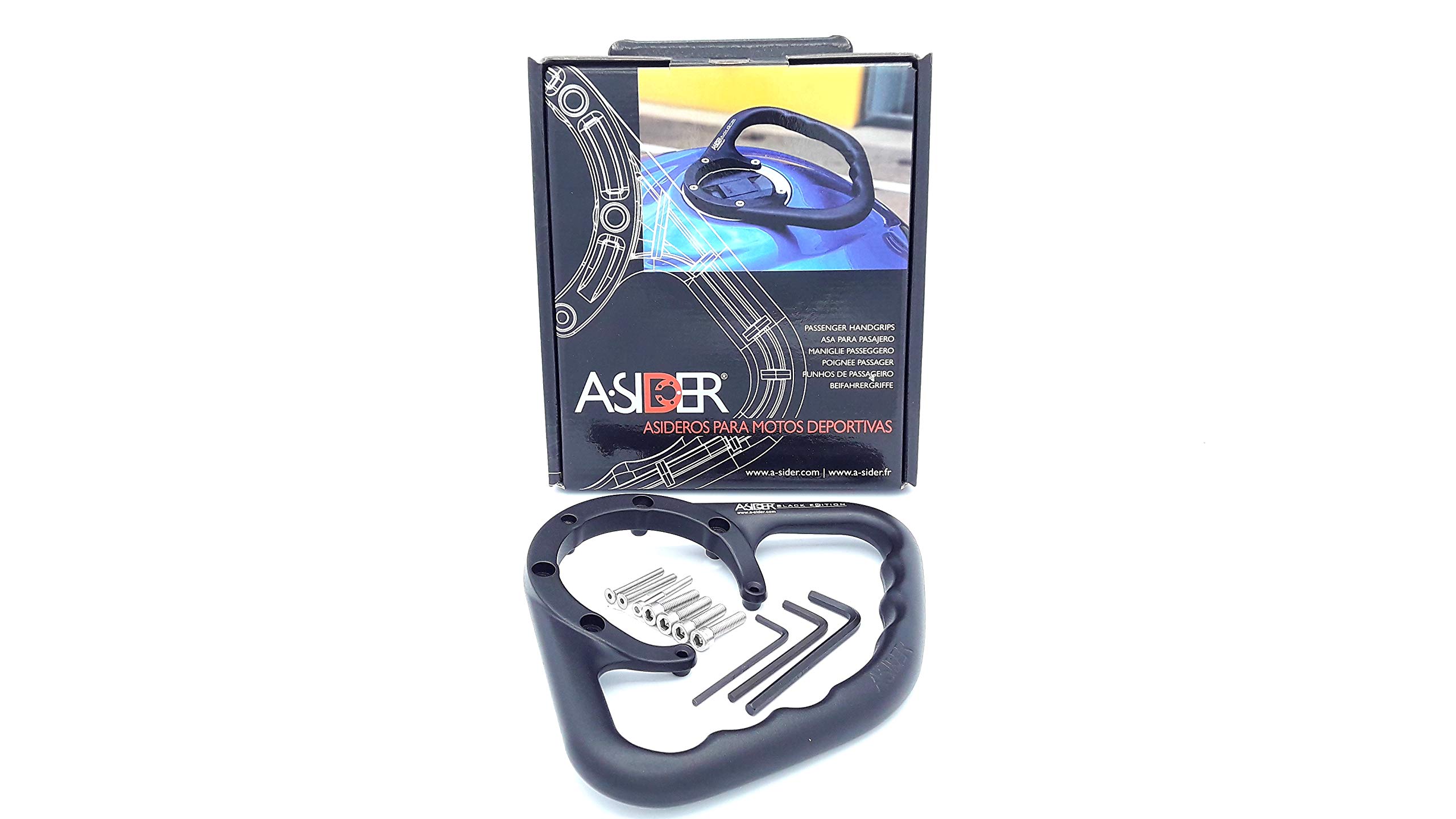 A-Sider Agarre de depósito Negro A-Sider Pasajero Modelos Honda