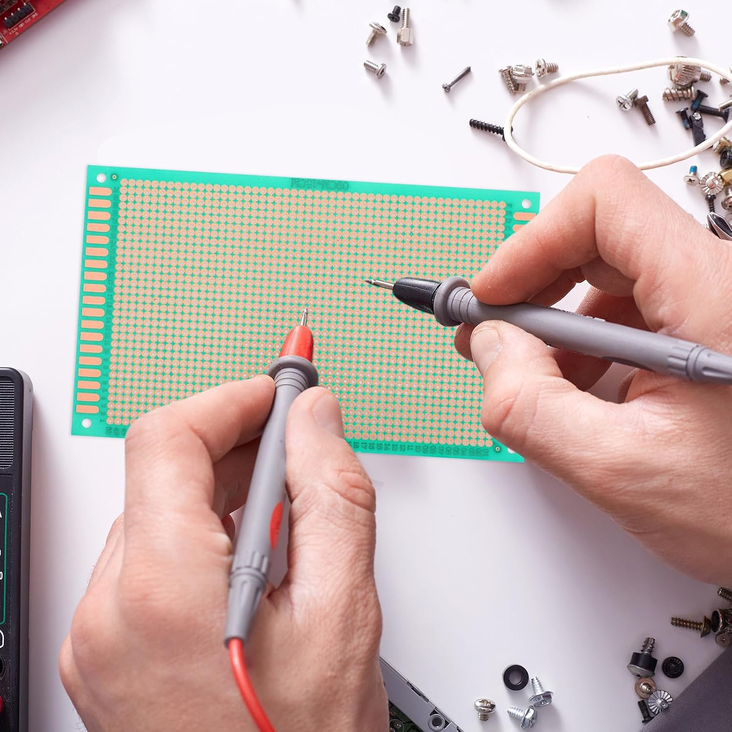 Single Sided Circuit Board for Soldering Green Polystyrene Perfboard