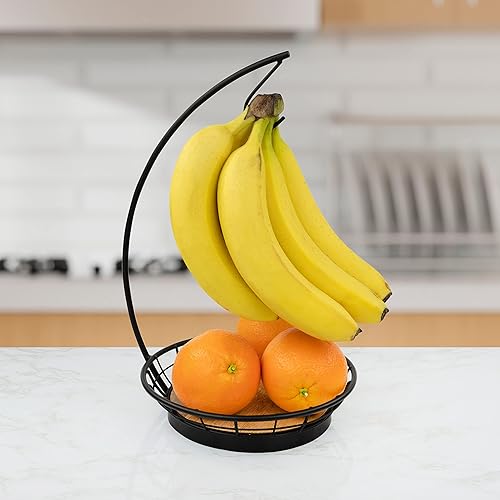 Miniatura 5 de Spectrum Madison - Soporte para plátano para colgar frutas frescas, almacenar fruta en la encimera de la cocina, mesa de comedor