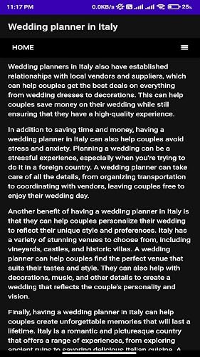 Wedding planner in Italy – vue 3