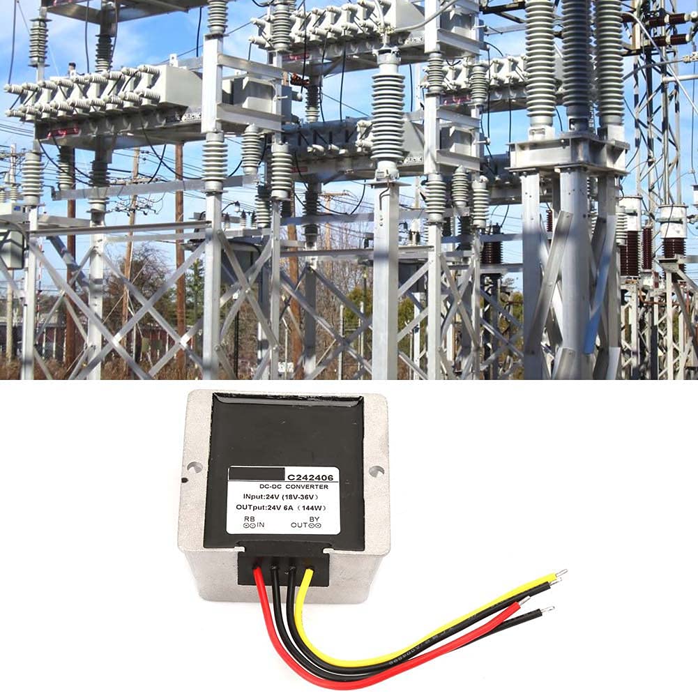 Regulador Automático de Voltaje Paso a Paso 24V (6A)