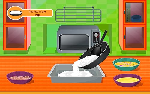 Faça arroz com frango - Jogos de Culinária