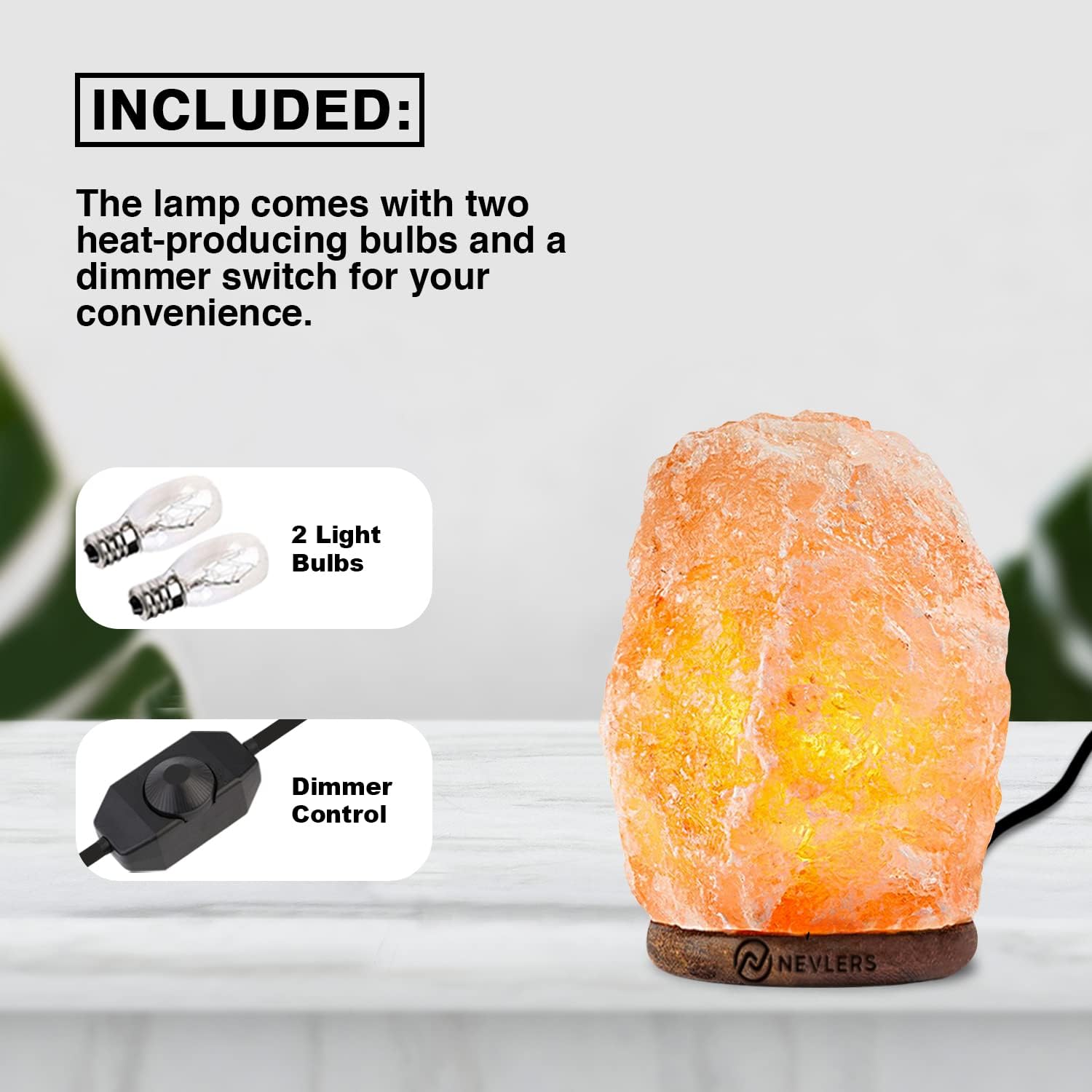 Nevlers Pink Himalayan Salt Lamp - Image 4