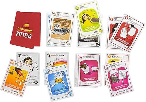 Miniatura 5 de Exploding Kittens Original 2 Player Edition  Juegos divertidos para la noche de juegos en familia  Juegos de cartas divertidos para edades de 7 años