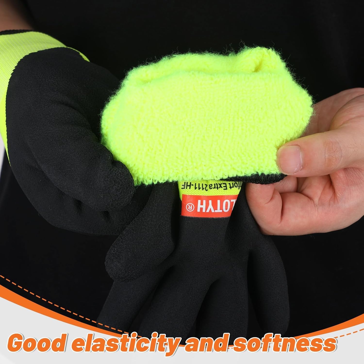 6 Pairs Winter Work Gloves for Men Women Waterproof Insulated Gloves Freezer Glove Thermal Winter Gloves