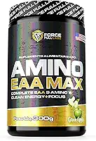 AMINO EAA MAX 9 Aminoácidos Essenciais 300g Ação Pós Treino/Intra Treino With Eletrolytes - Force Full Labz (Green Apple (Maça Verde))