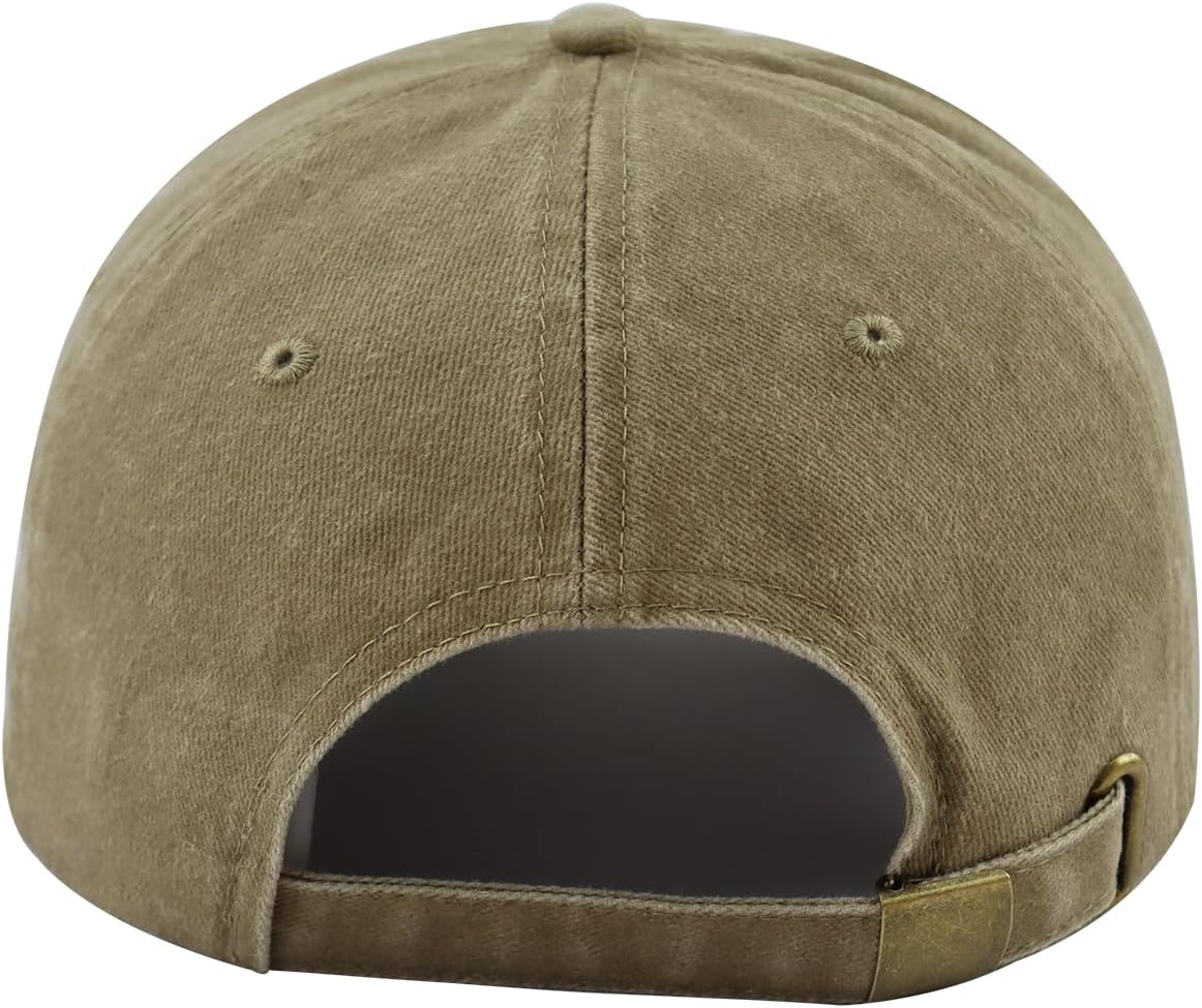 Grumpy Old Vet Hat for Men Women, Adjustable Cotton Embroidered Baseball Cap - Image 4