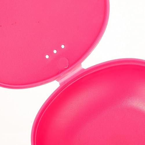 Miniatura 7 de Healvian Caja de almacenamiento de vasos menstruales, 4 unidades, soporte portátil de silicona, estuche de copa de período, limpiador de disco