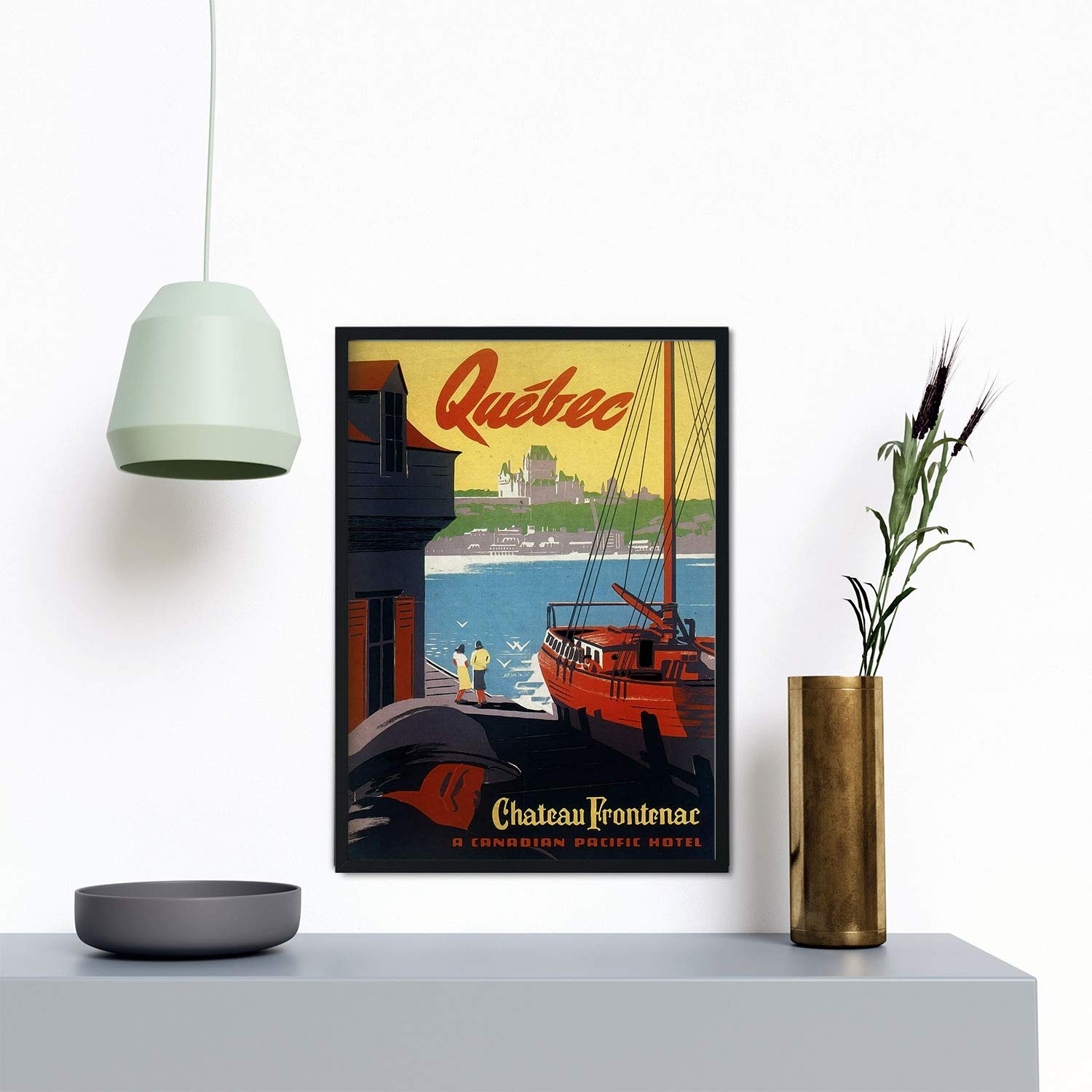 Affiche Décorative Québec Style Vintage - Format A3 (29,7x42 Cm), Papier 250 G/m², Sans Cadre - 7