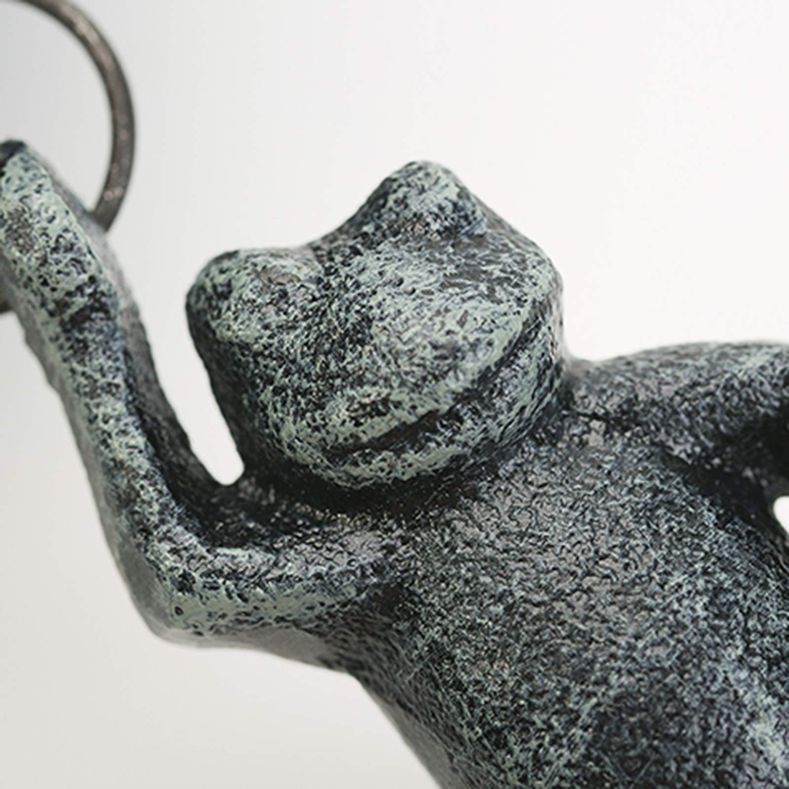 Vaso Per Uccelli In Ghisa Per Giardino - Ciotola Con Supporto, Stile Tradizionale, Colore Marrone (13x23.5x14.5 Cm)