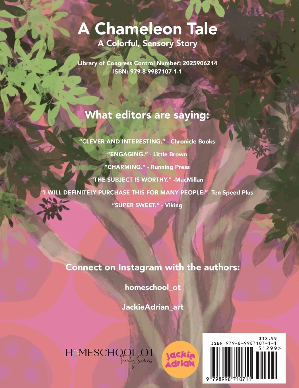 A Chameleon Tale: A Colorful, Sensory Story