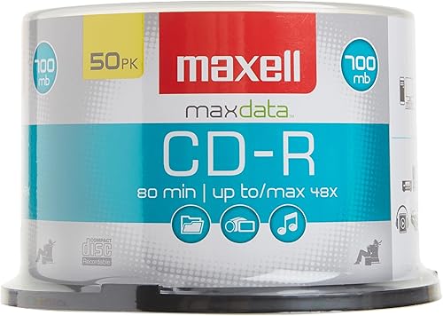 Miniatura 4 de Maxell MAX648250 & 190135 Fundas protectoras de plástico transparente fino para CD y DVD de fácil almacenamiento, color blanco, paquete de 50 (papel)