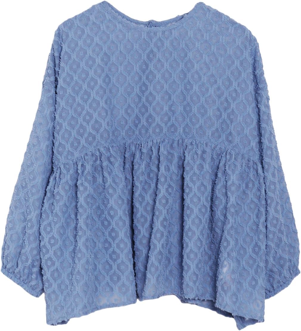 未使用級】セオリー 2025SS 現行 シルク ボウタイ ブラウスS ブラウン