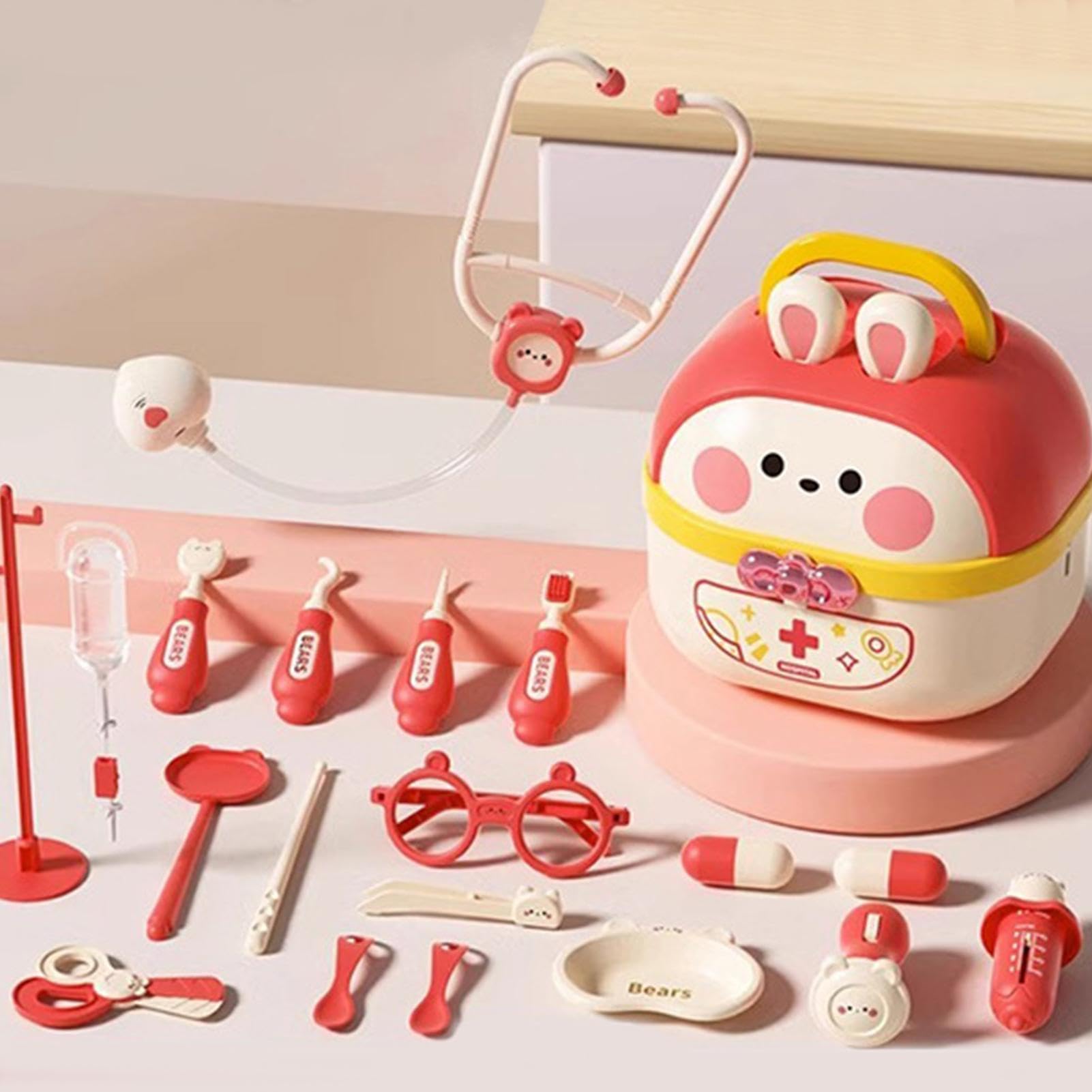 Kit da Dottore per Bambini Di Ruolo Educativo Realistico Con E Suoni