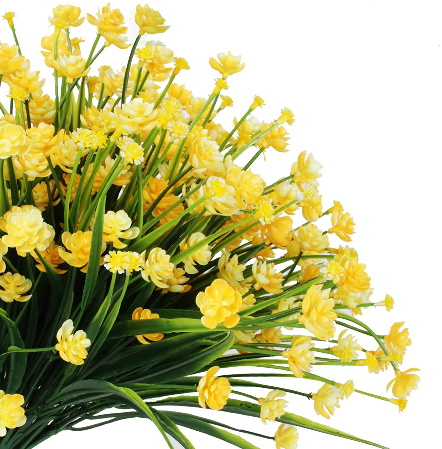 12 Fasci Di Fiori Artificiali Per Esterni, Resistenti Ai