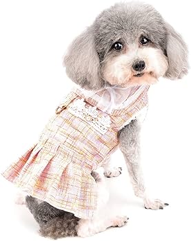 Amazon | ZUNEA 犬服 犬用 ワンピース 秋冬 小型犬 おしゃれ かわいい