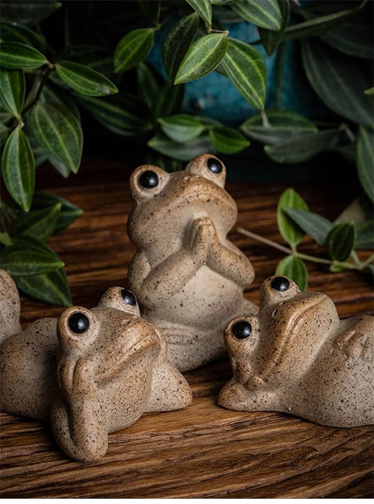 銅製 小蛙 置物 銅彫物 茶道 茶寵 装飾品 工芸品 美術品 Amazon