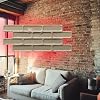Vertical Brick Concrete Stamps Durable Polyurethane - Decorative Flexible Form 10611F for Walls - Made in USA - Concrete Stamps for DIY Projects & Professional Use