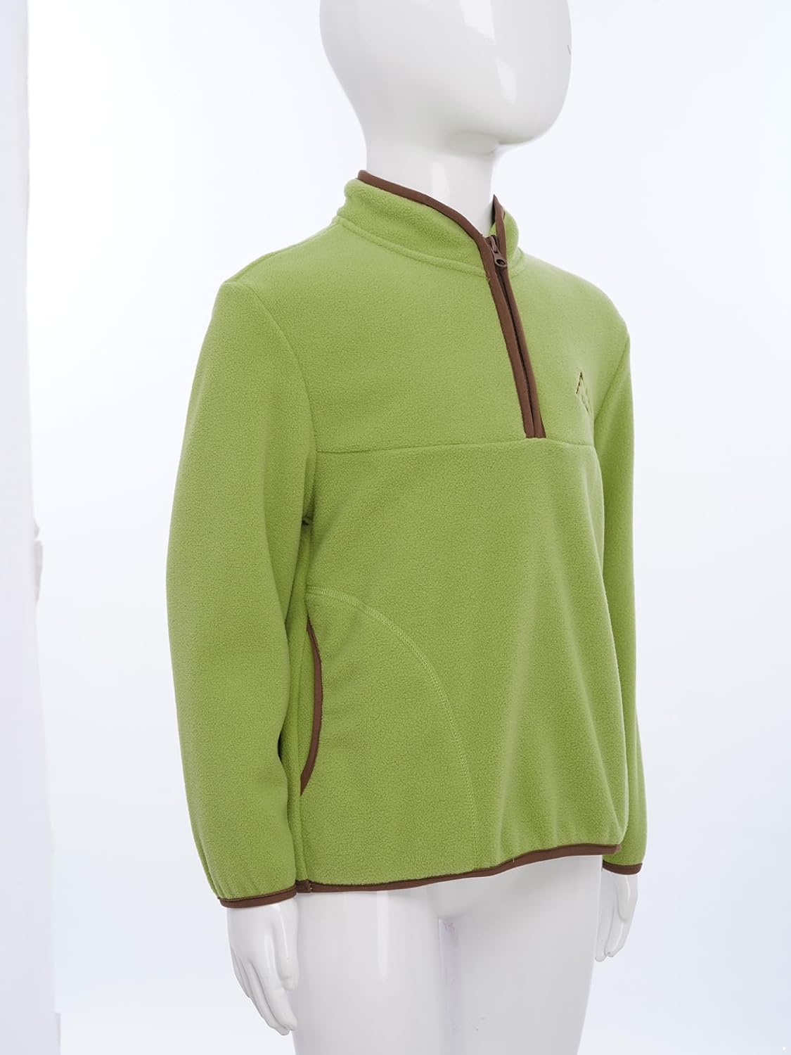 Kids Boys Warm Fleece Sweatshirt Jacket Holidays Play Wear Family Gatherings Pullover Top with Pockets