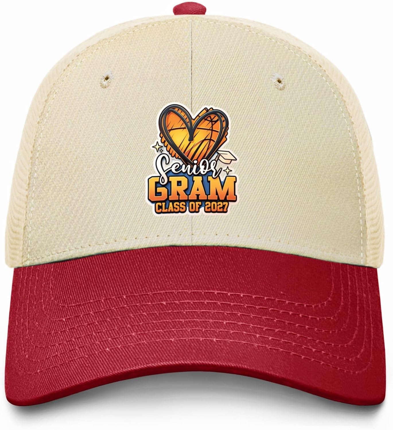 Basketball 27 Senior Beach Baseball Hat for Women's Adjustable Caps