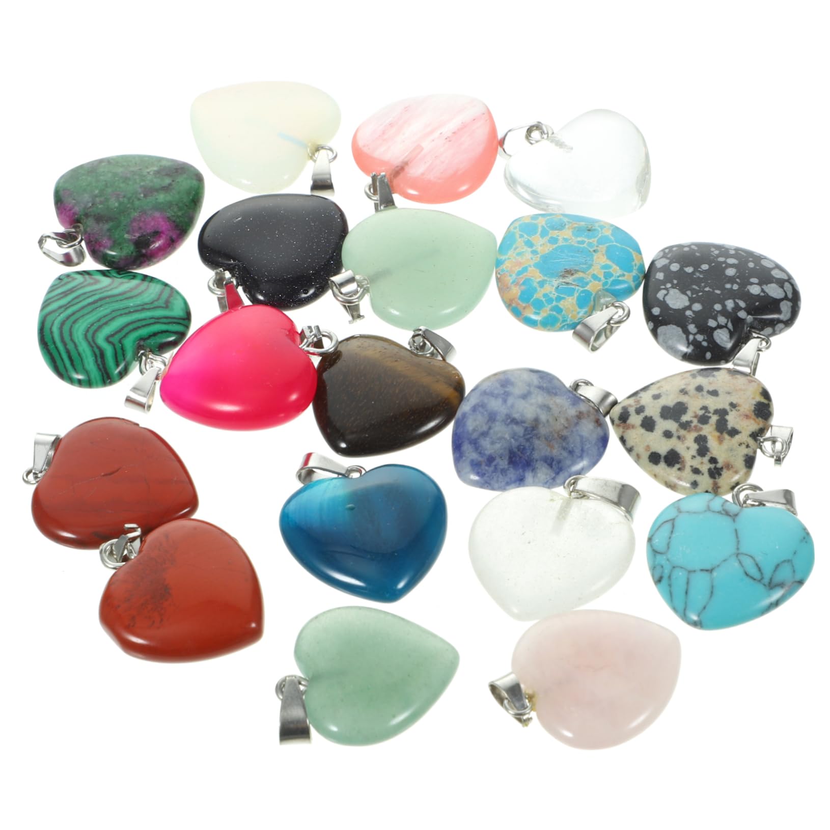 TEHAUX 40piezas Colgante De Natural Para Accesorios De Collar y Pulsera Decoración Adorable De Joyería Artesanal