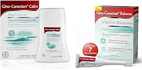 GINO-CANESTEN Calm Sabonete Liquido Íntimo 100ml e Balance Tratamento 7 Aplicadores