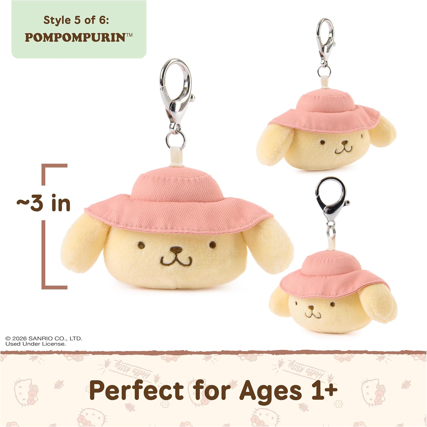 GUND Sanrio Hello Kitty and Friends Camping Surprise Plush Toy, Mystery Unboxing Stuffed Animal for Ages 1 and Up, Multicolor, 3.5” (1 of 6 Styles)