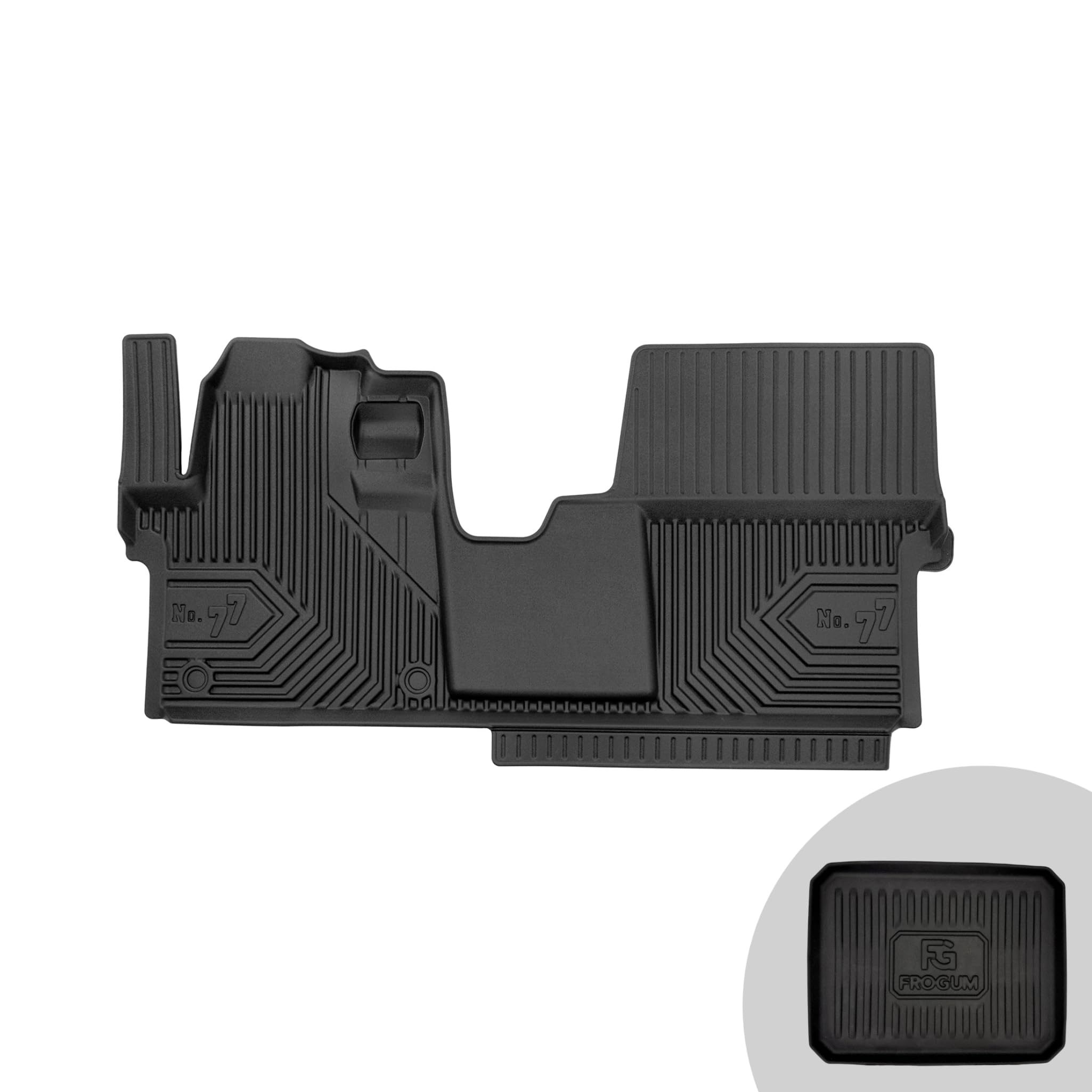FROGUM No.77 Alfombrillas para Coche Alfombras para Peugeot Expert III Desde 2016, para Peugeot Traveller Desde 2016 | Borde Alto | para Todo el año | Tamaño