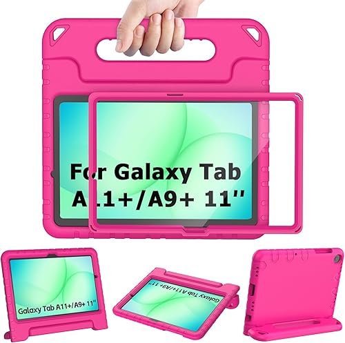Miniatura 20 de AVAWO Funda infantil para Samsung Galaxy Tab A11 de 8.7 pulgadas 2026/Tab A9 2023 de 8.7 pulgadas con protector de pantalla integrado y soporte