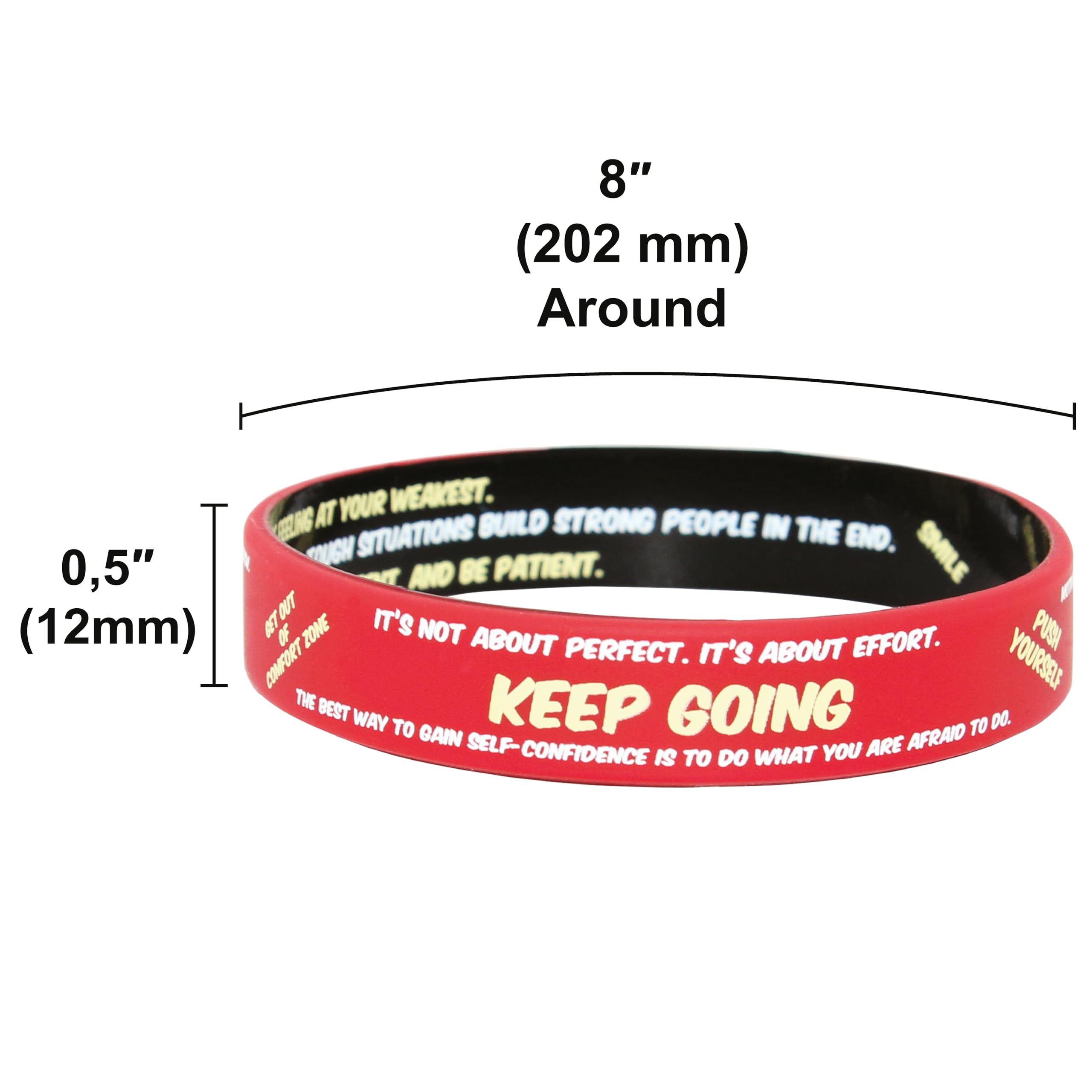 Aroniks Motivational Wristbands: Hidden Messages for Tough Times - Unisex - Get Things Done! - Image 3