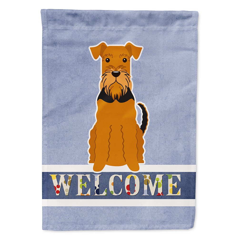 Drapeau Airedale Bienvenue Caroline's Treasures, une idée cadeau idéale pour la maison