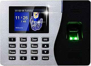 Timer Clocks USB TCP/IP RFID Card Biometric Fingerprint Recognition Time Attendance Machine Time Clcok Time Recorder (Color : K14, Size : 1)