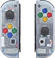 Vista 1 de eXtremeRate - Carcasa de control portátil Joy-Con con set de botones completo repuesto de carcasa hazlo tú mismo para control de Nintendo Switch