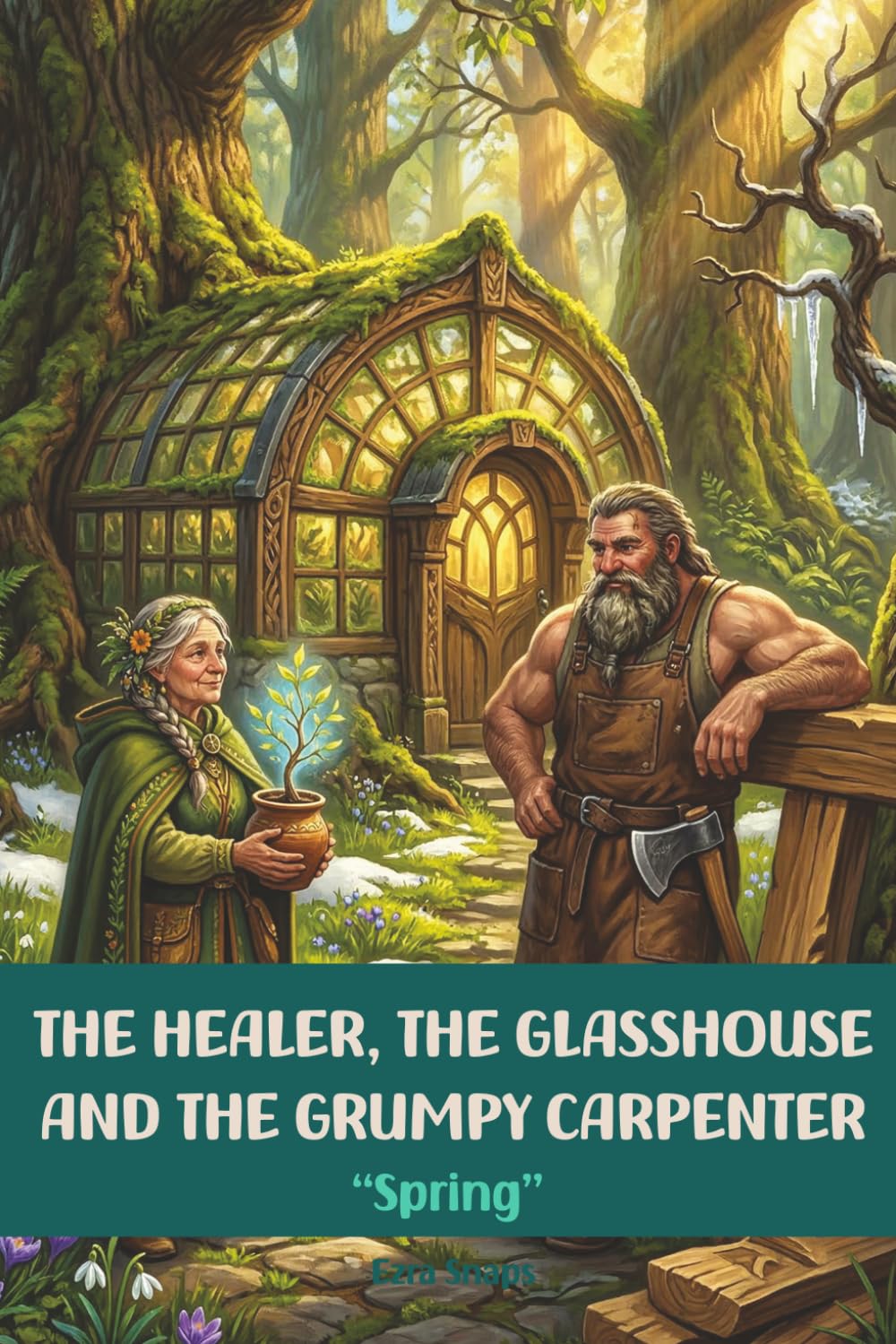 The Healer, The Glasshouse and The Grumpy Carpenter: Spring: Slavic Cozy Fantasy: The Magic of Herbs, Hard Craftsmanship, and Building a New Life. Volume 1