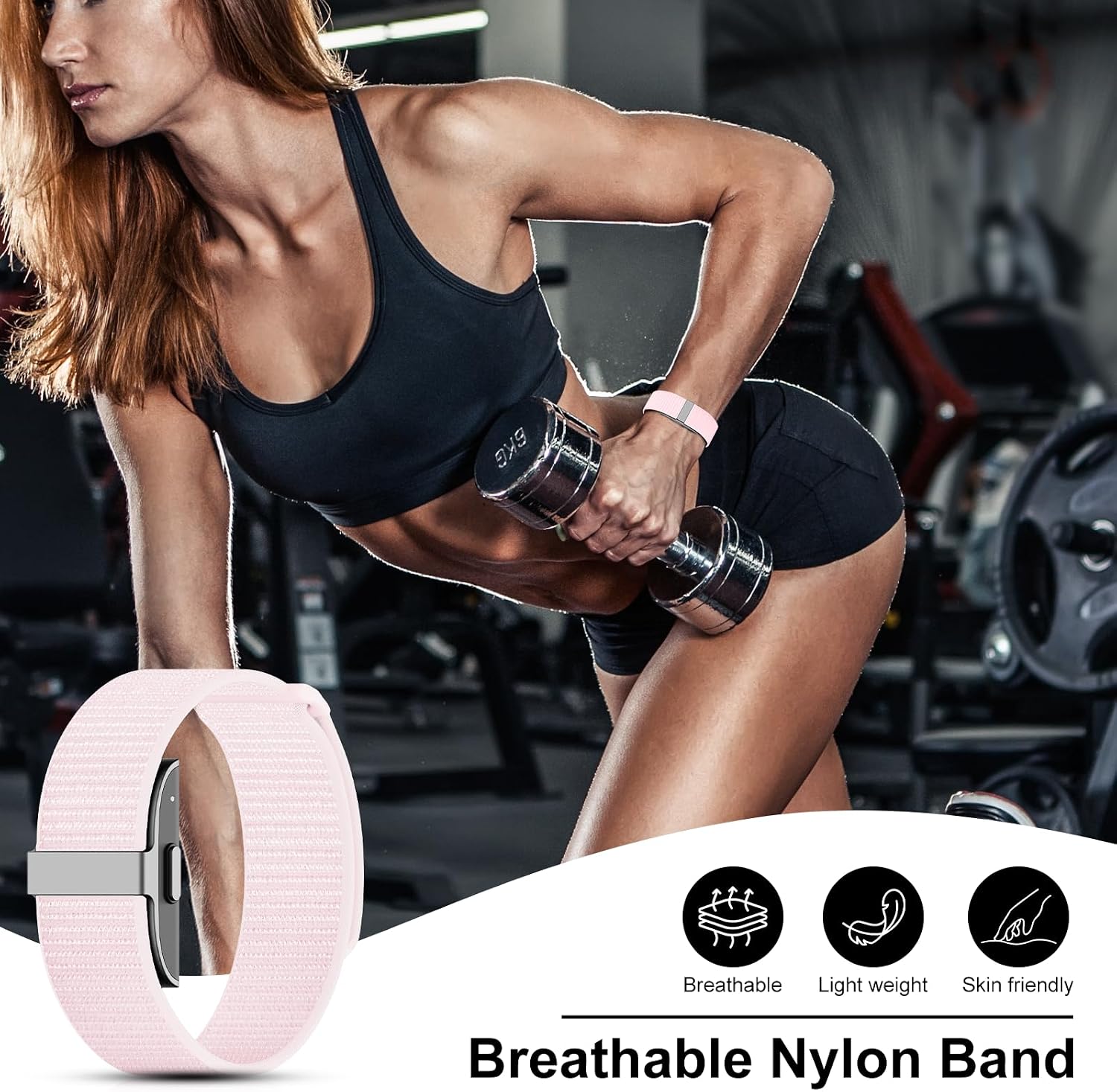 Nylon Loop Compatible for Hume Band Replacement Strap,Soft & Breathable image 3