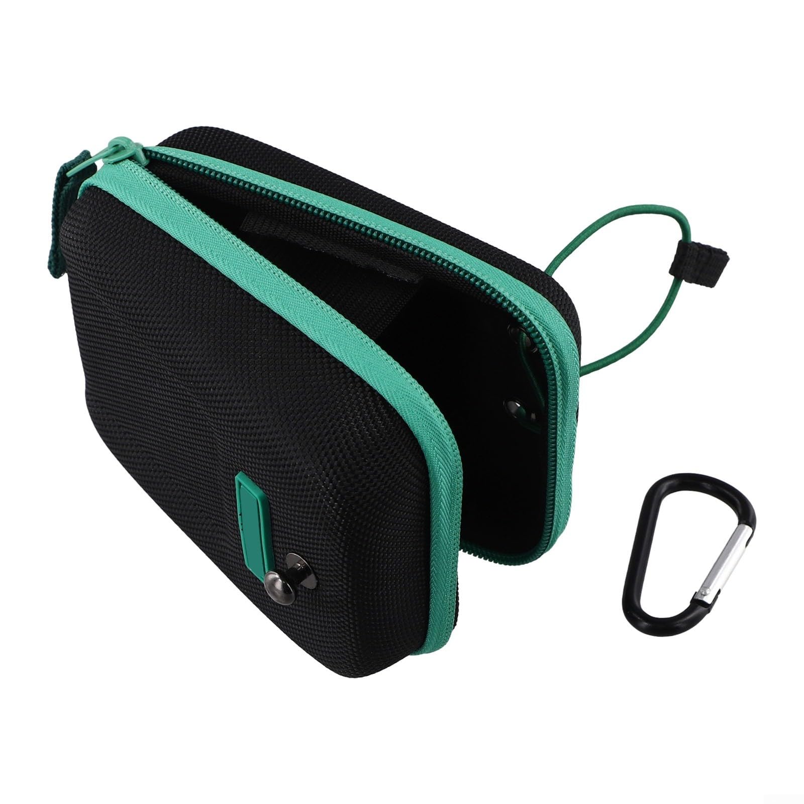 Estuche rígido para telémetro de golf, 9x14x5cm EVA bolsa protectora con mosquetón para almacenamiento de cámara de caza