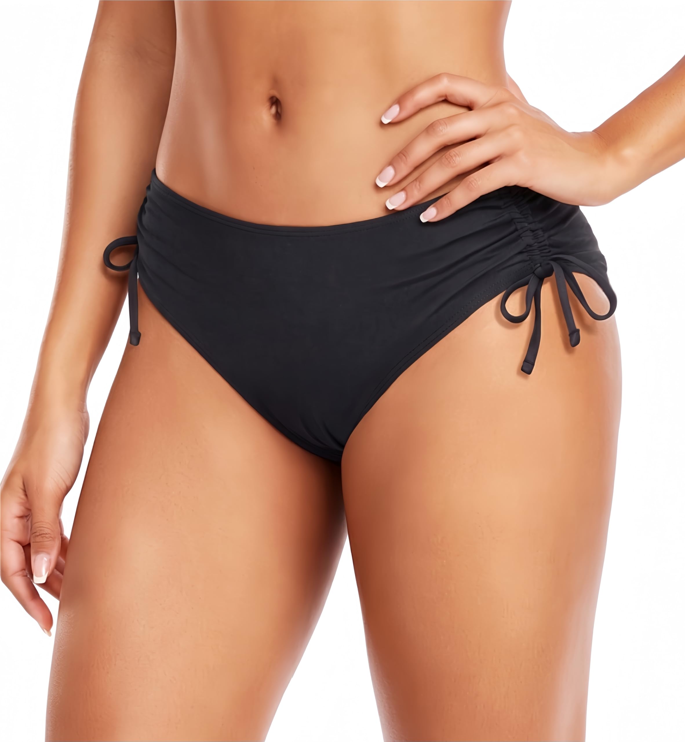 Daci Women's Side Tie Mid Rise Bikini Bottom