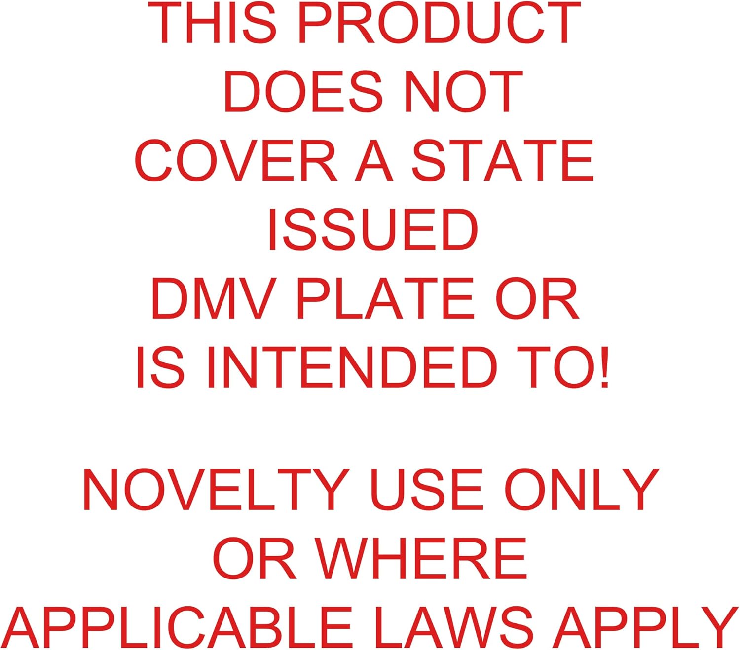 6" x 12" Novelty Pink Beef License Plate Universal Fit