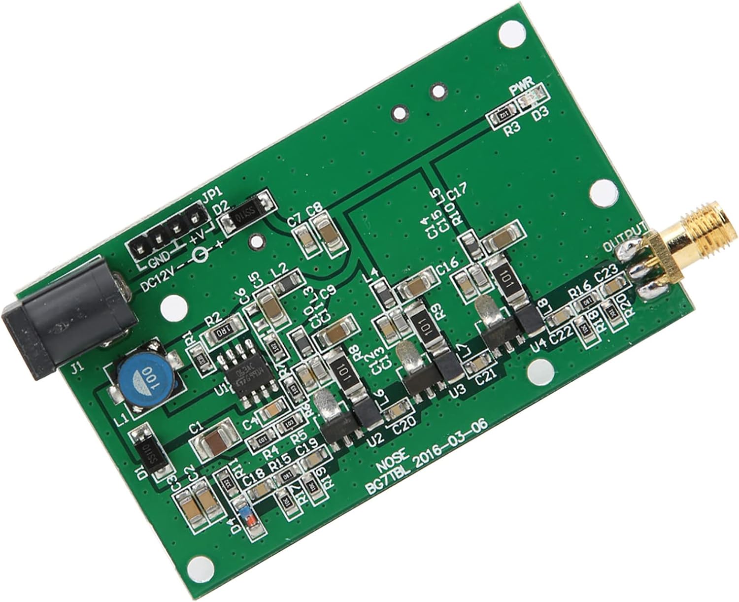 Noise Source, Spectrum Tracking Source, ENR 0.1Gor60DB,1Gor52DB Noise Generator DC12V Output Connector SMA