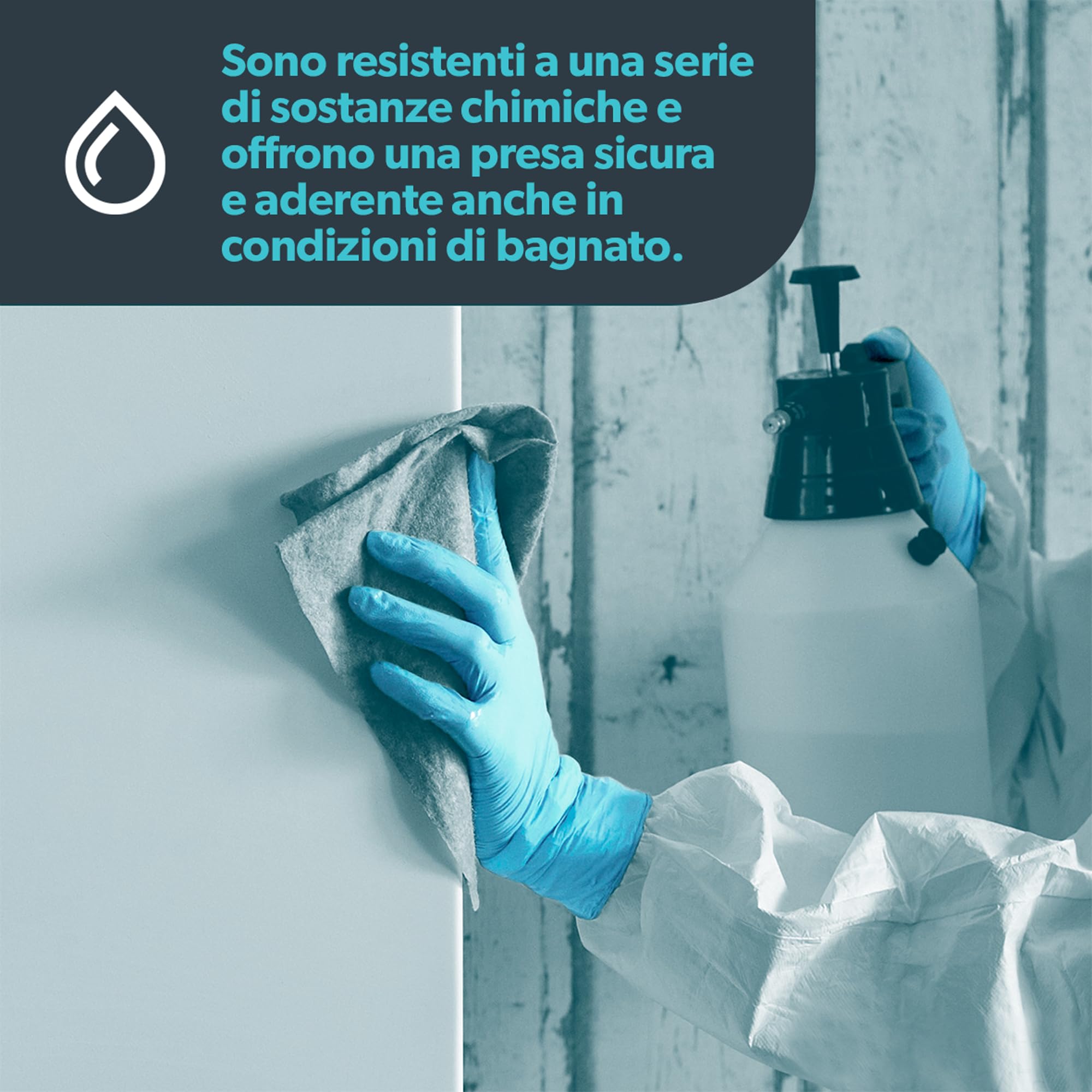 Guanti Esame Nitrile Precise 3,0 Mil Senza Polvere - 1 Custodia Da 2500 Guanti - Foto 3