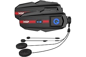 VOGE Bluetooth Headset for Motorcycle Helmet, Upgraded Motorcycle Intercom with Music Sharing...