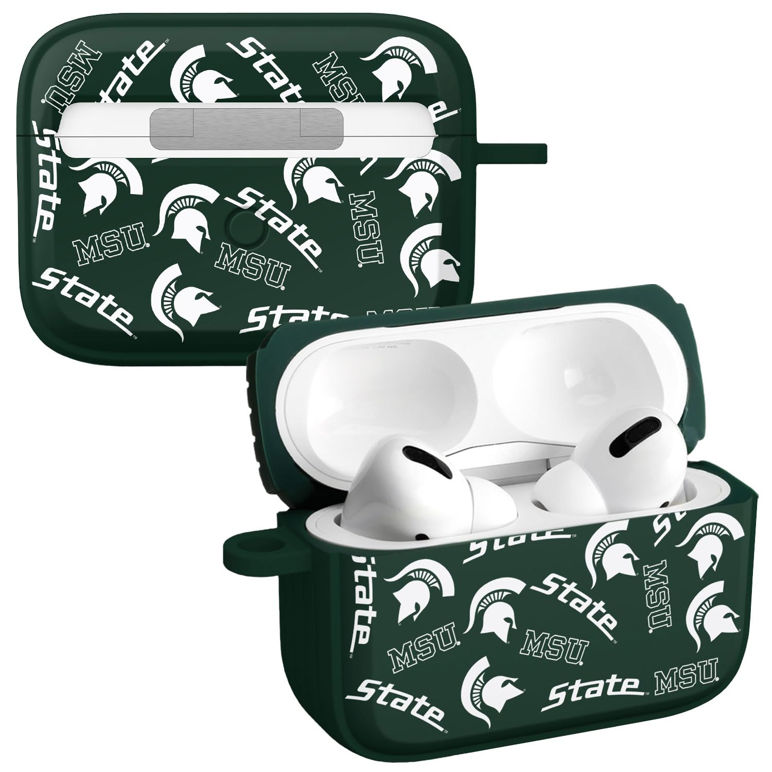 AFFINITY BANDS Michigan State Spartans HDX Case Cover Compatible with Apple AirPods Pro 1 & 2 (Select)